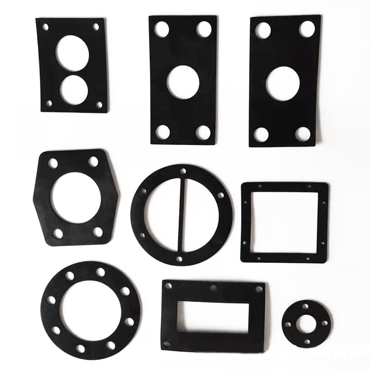 FKM Black Flange Rubber Sealing Gasket